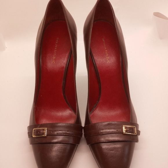 Banana Republic Cinnamon Brown Samanthaup pumps - Picture 3 of 9